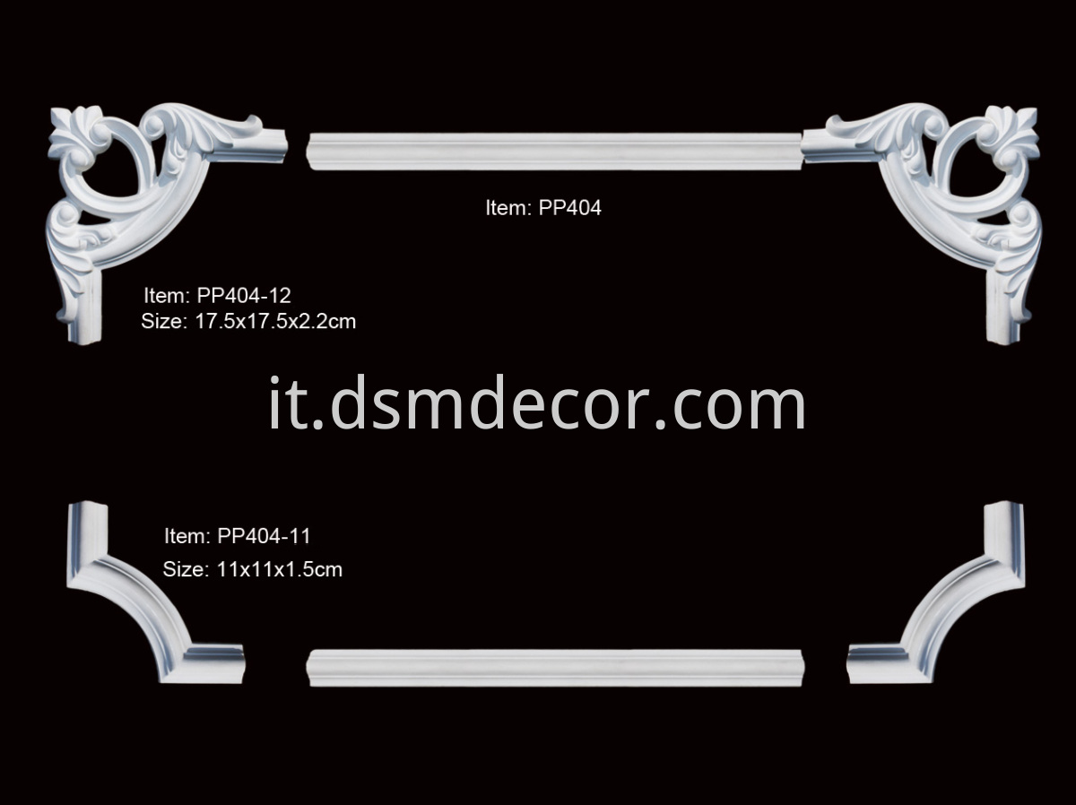 Rotaie della sedia e modanature del pannello Chair Rails and Panel Mouldings